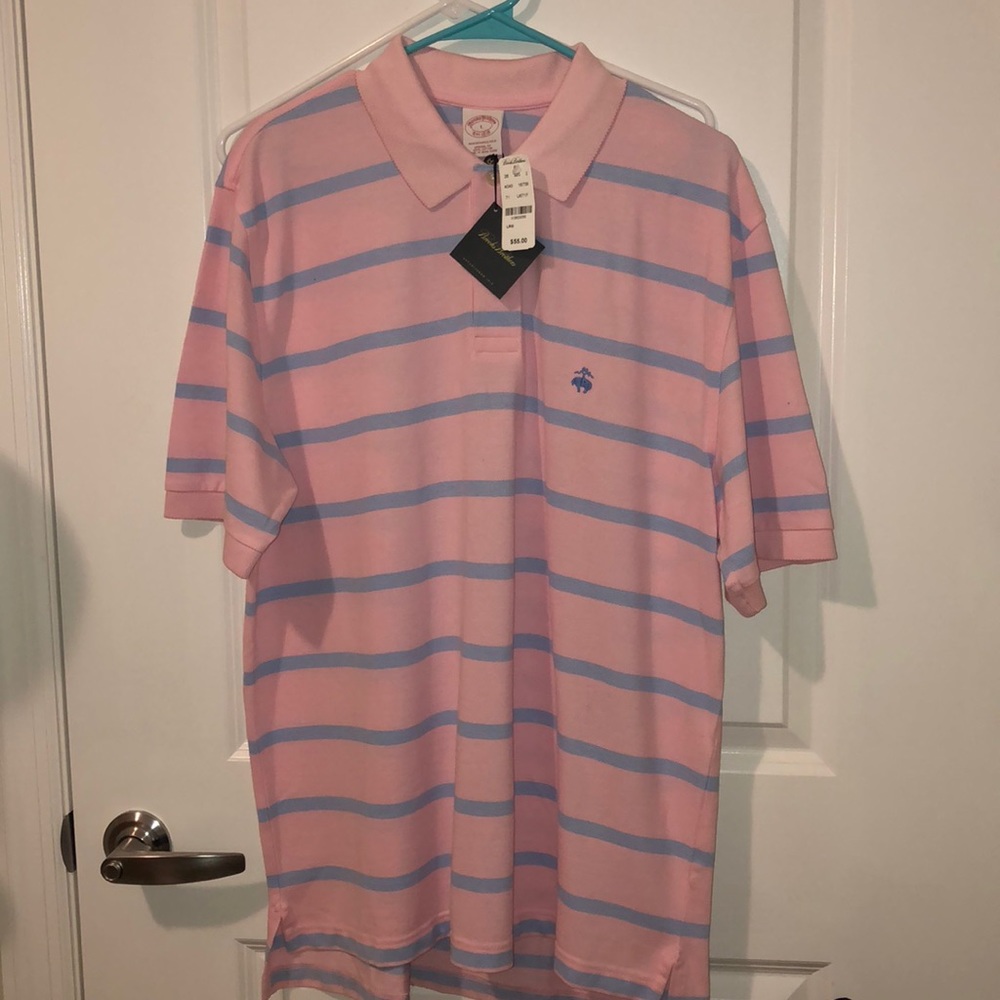 NWT Brooks Brothers striped polo